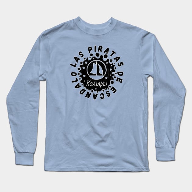 Las Piratas de Escandado Sail Crew Long Sleeve T-Shirt by badlydrawnbabe